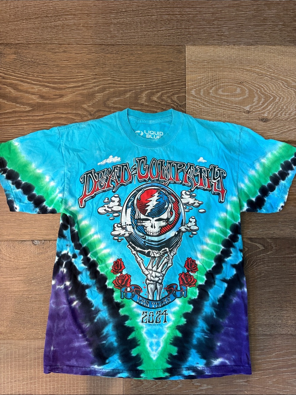 Dead & Company Bright Turquoise Graphic Tee Unisex